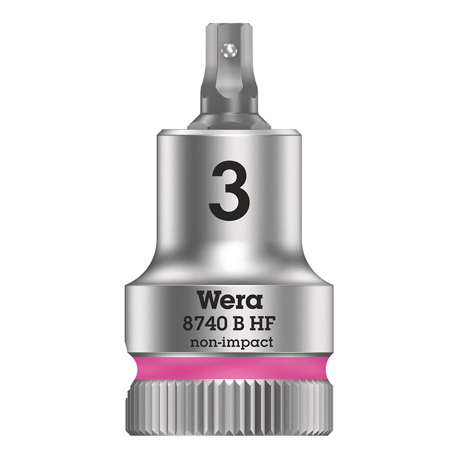 Wera Tool 8740 B HF Zyklop 3/8" Drive Hex Bit Socket 3mm  