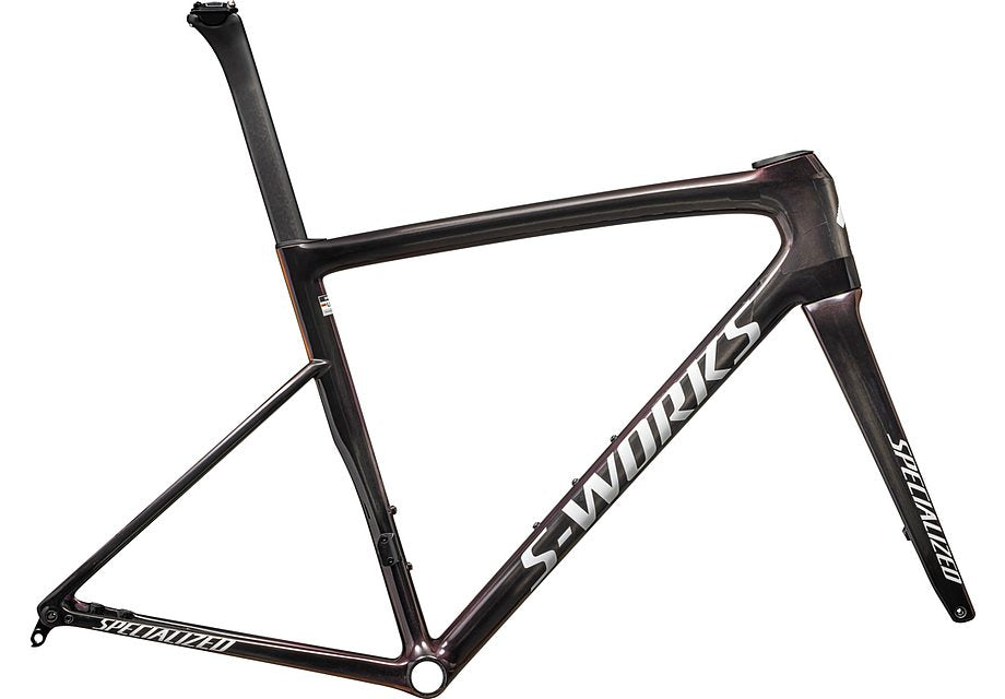 Specialized tarmac sl8 S-Works frmset gloss carbon / viavi maganta gold / chaos red pearl / white 54