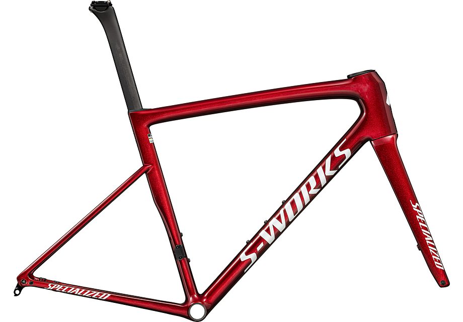 Specialized tarmac sl8 S-Works frmset gloss red sky / metallic white silver 61