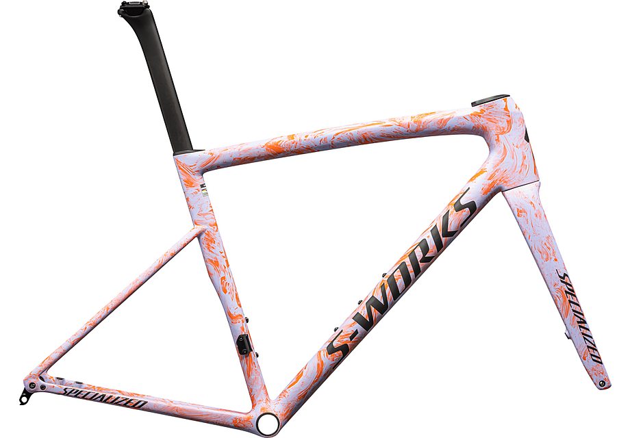 Specialized tarmac sl8 S-Works frmset satin powder indigo / amber glow strata / obsidian 54
