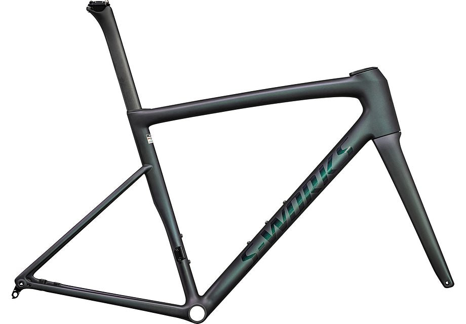 Specialized tarmac sl8 S-Works frmset satin carbon/black tint over chameleon blend/supernova 58