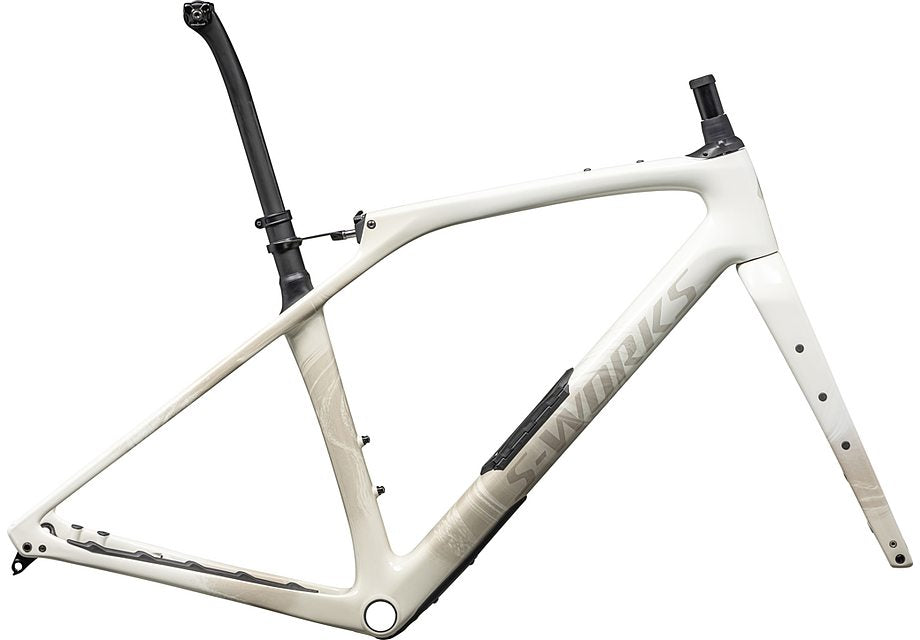 Specialized Diverge Str S-Works Frmset Gloss Dune / White Birch / Pearl 56