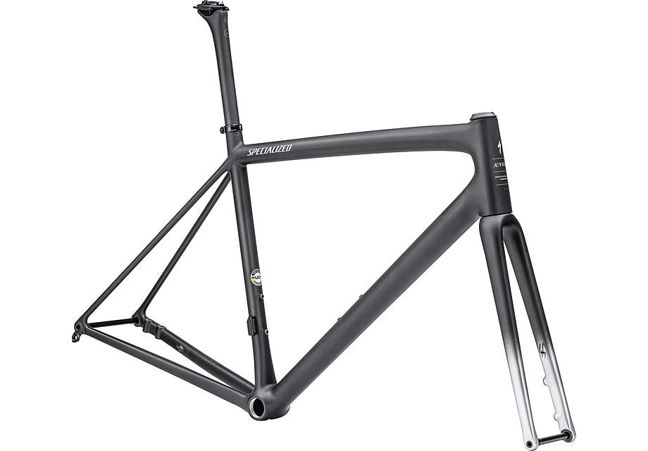 Specialized aethos frmset satin carbon/flake silver 52
