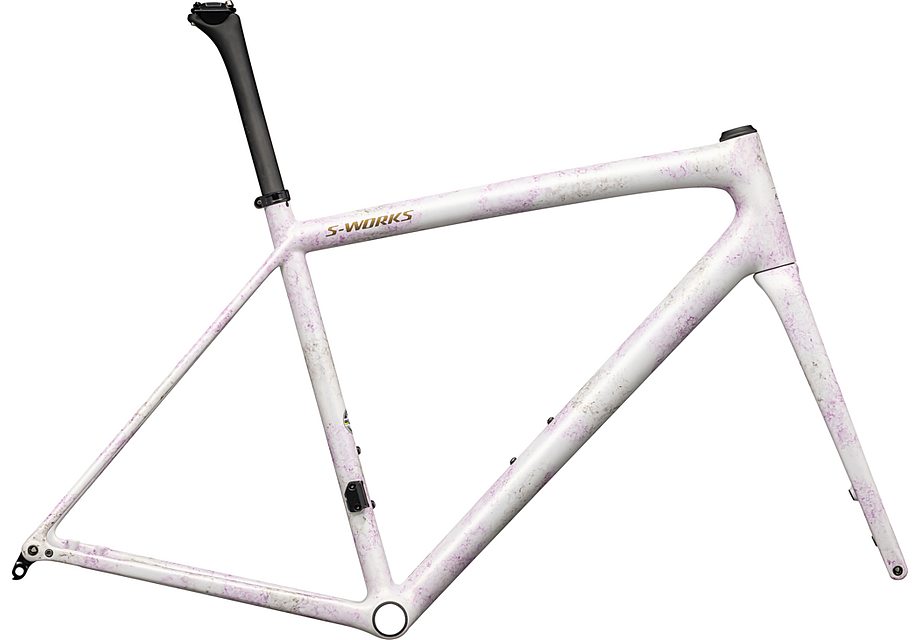 Specialized aethos S-Works frmset satin color burst  / harvest gold metallic 56