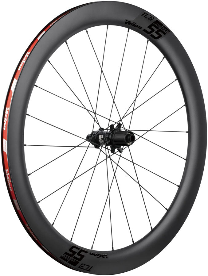 Vision SC55 Rear Wheel - 700 12 x 142mm Center-Lock HG 11 Carbon Black