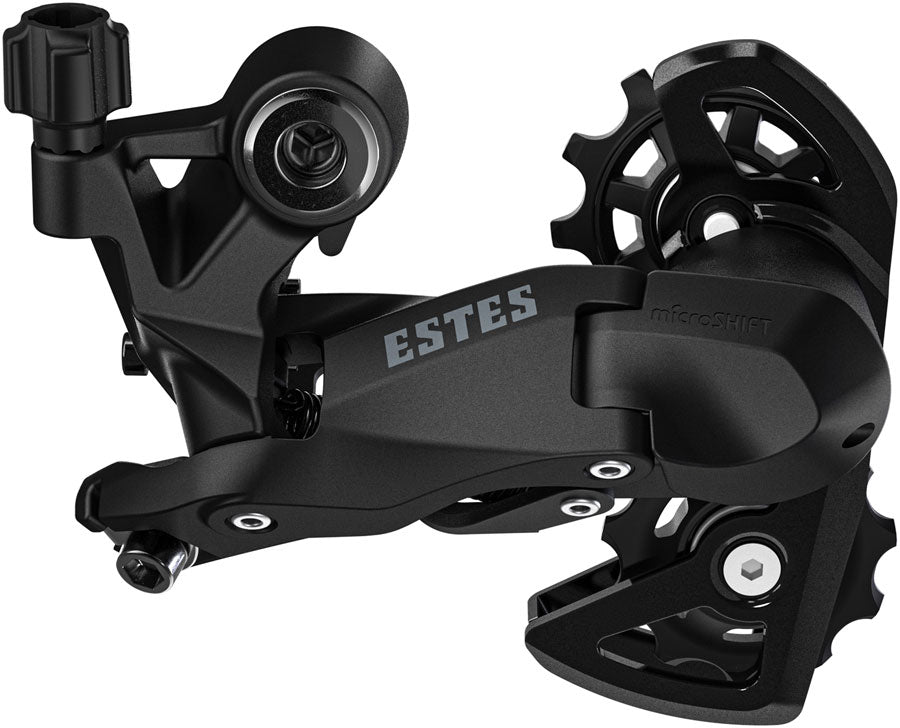 microSHIFT Estes 1x Rear Derailleur - 7/8/9-Speed Super Short Cage 28-32t Max Cog 11-14t Min Cog 21t Capacity BLK