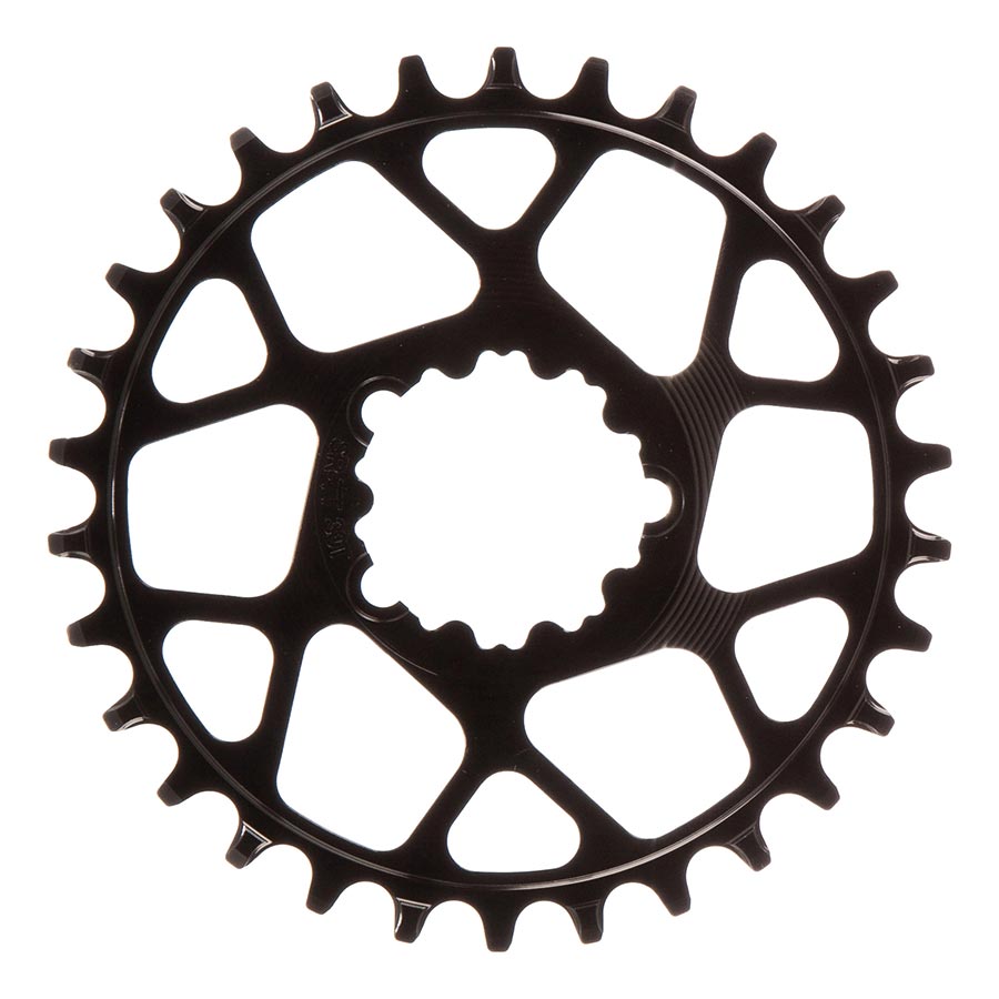 Works Components Round Chainring SRAM 3-Bolt 30T Boost 3mm Blk