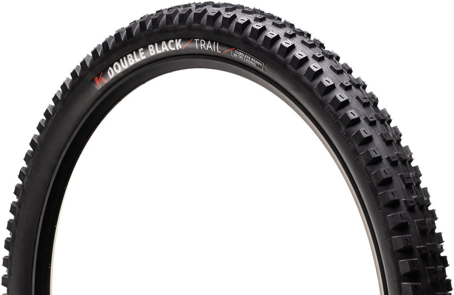 Kenda Double BLK Tire - 29 x 2.40 Tubeless Folding BLK Trail Dual Layer K-Series