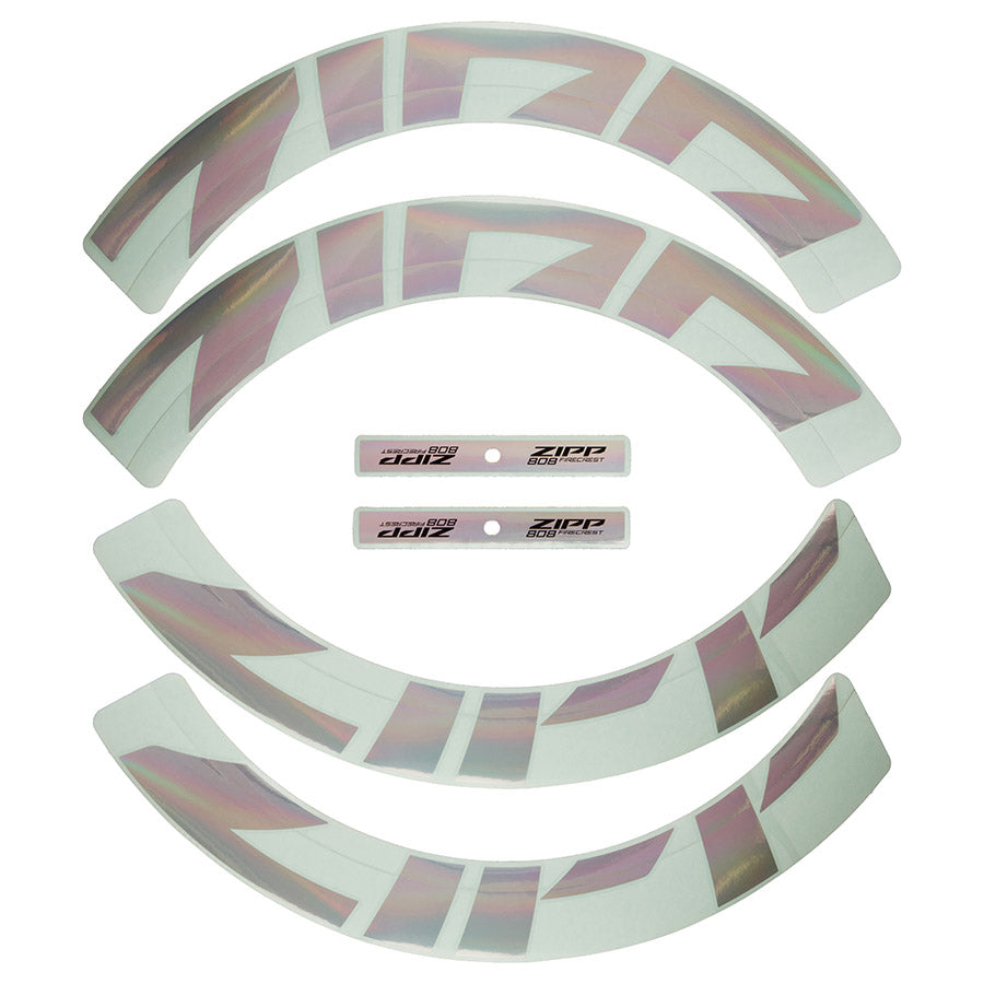Zipp 808 Silver Foil Decal Kit