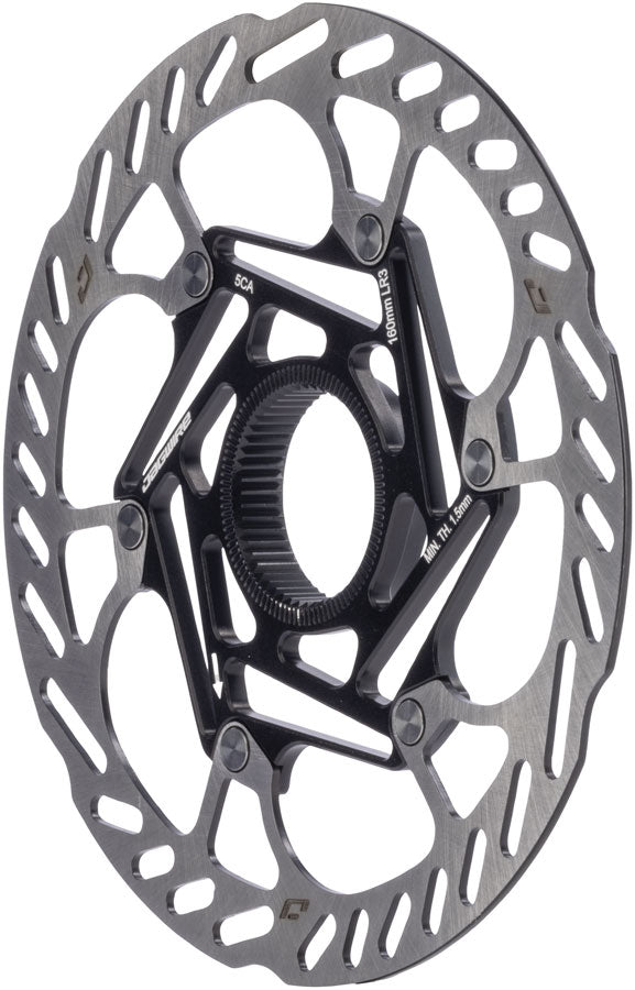 Jagwire Pro LR3 Disc Brake Rotor - 160mm Center Lock Includes Lockring 1.8mm Thickness