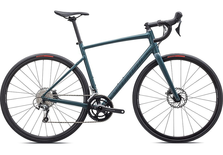 2026 Specialized Allez E5 Sport Bike Satin Tropical Teal / Teal Tint / Arctic Blue 56