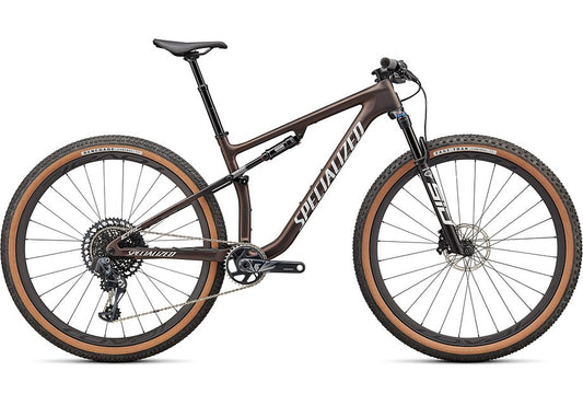 2022 Specialized epic pro bike satin carbon / red-gold chameleon tint / white m