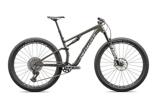 2025 Specialized Epic 8 Expert Bike Gloss Carbon/Black Pearl White Xl