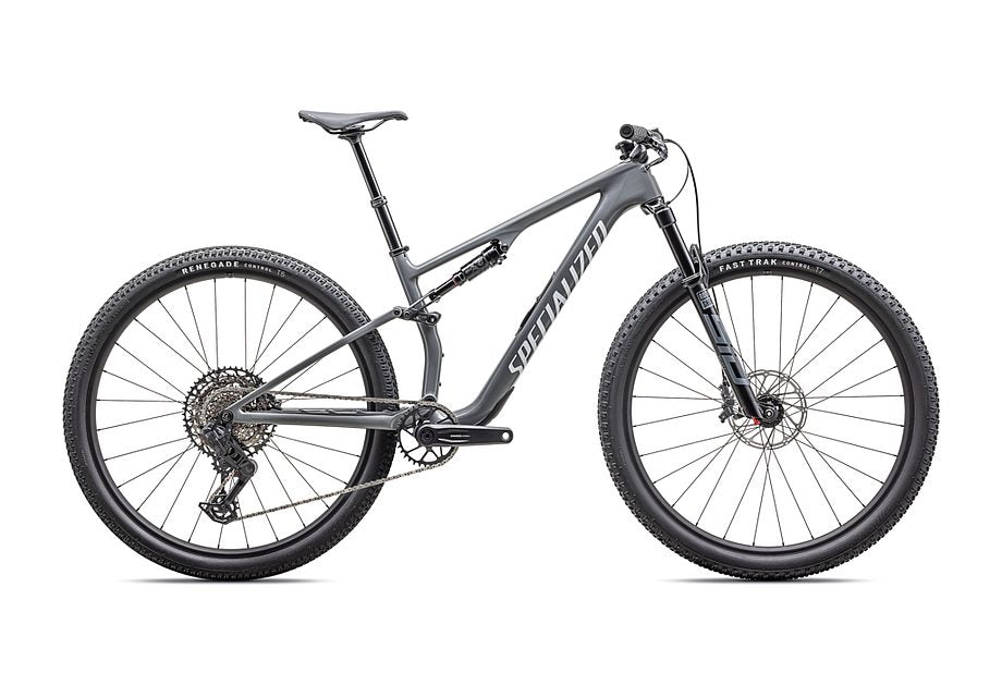 2026 Specialized Epic 8 Comp Bike Gloss Ashen Gray / White Xl