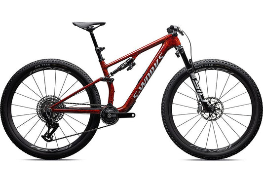 2026 Specialized Epic 8 S-Works Bike Gloss Fiery Red Dry Impasto / Metallic White Silver S