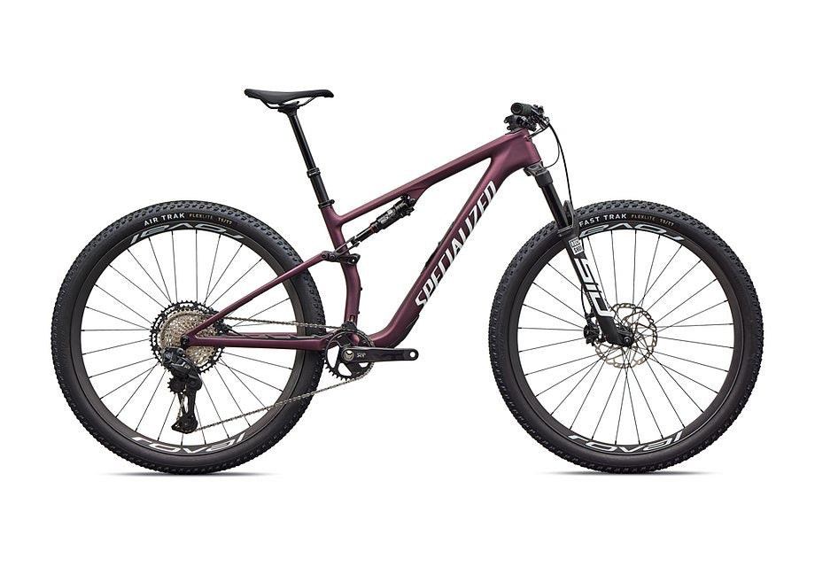 2026 Specialized Epic 8 Expert Di2 Bike Satin Bordeaux Metallic / White L