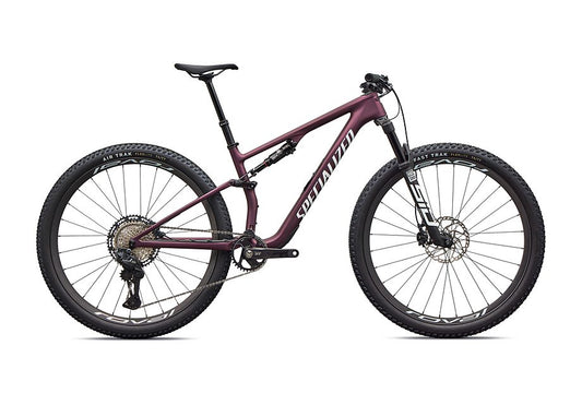 2026 Specialized Epic 8 Expert Di2 Bike Satin Bordeaux Metallic / White M