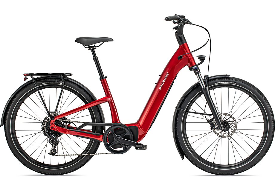 2024 Specialized Como 4.0 Bike Red Tint / Silver Reflective S