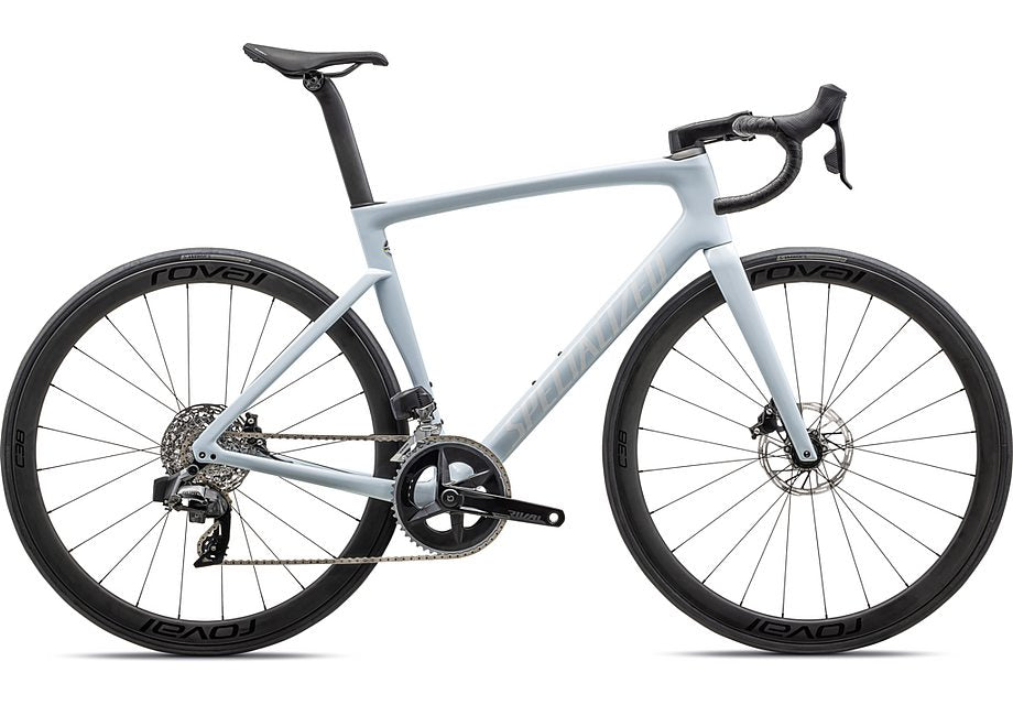2023 Specialized Tarmac Sl7 Expert Bike Gloss Morning Mist/White 58