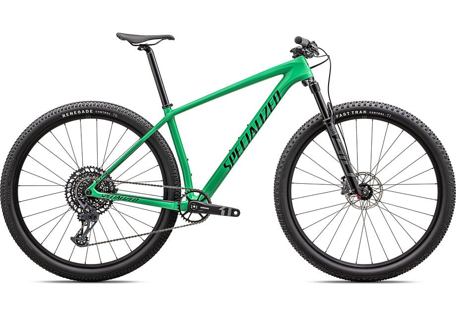 2025 Specialized Epic Ht Comp Bike Gloss Electric Green / Forest Green Xl