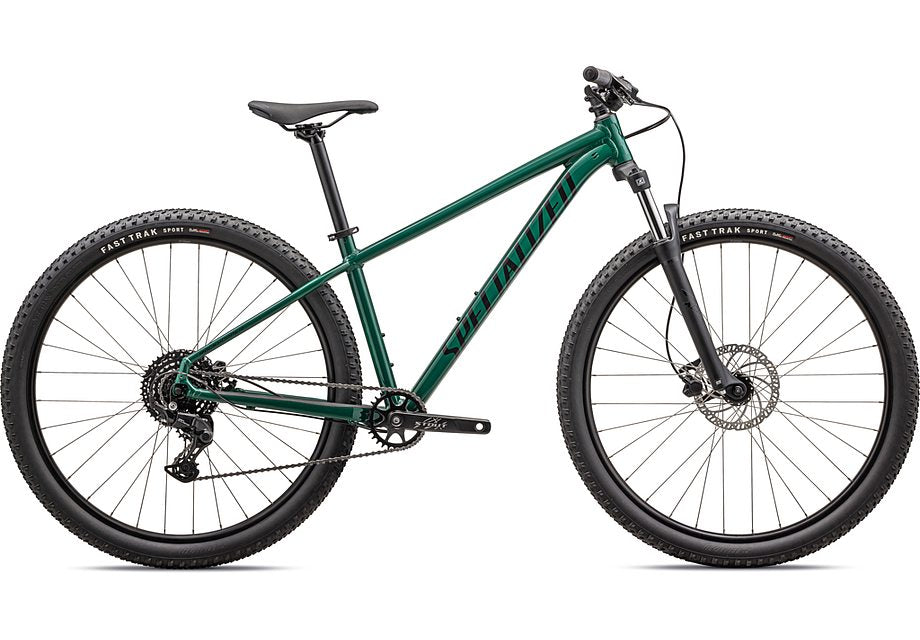 2025 Specialized Rockhopper Sport Bike Gloss Pine Green / Obsidian L