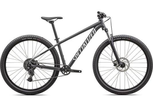 2025 Specialized Rockhopper Sport Bike Satin Black Liquid Metal / White M