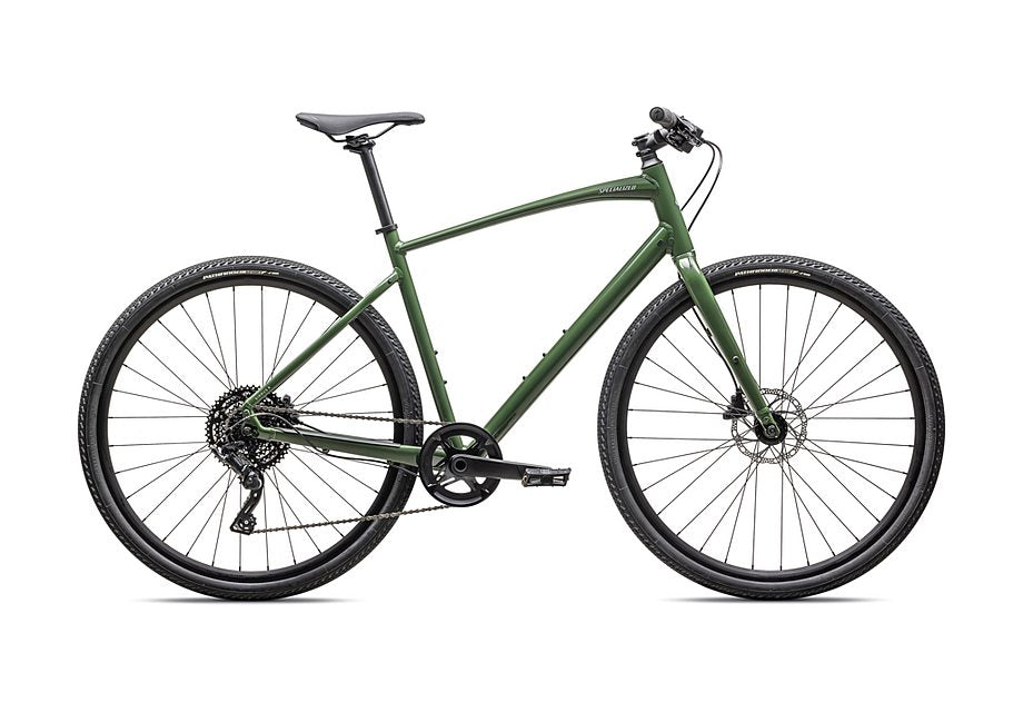 2025 Specialized Sirrus X 3.0 Km Bike Gloss Cypress / Cool Grey Reflective M