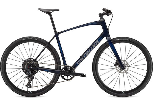 Specialized sirrus x 5.0 gloss blue tint / ice blue / satin black reflective xs