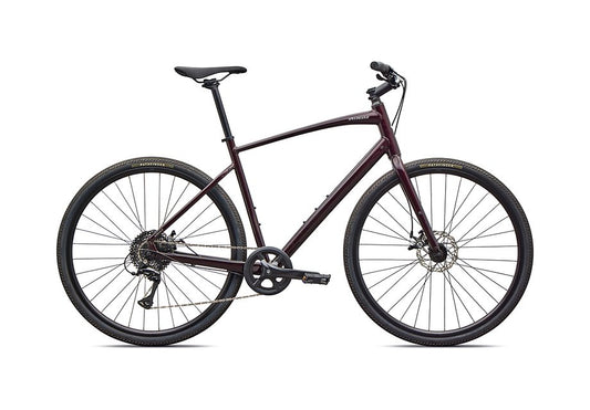 2026 Specialized Sirrus X 1.0 Km Bike Gloss Solidity Metallic / Dolomite Frost Reflective L
