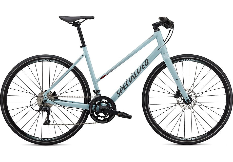 Specialized Sirrus 3.0 St Gloss Summer Blue / Metallic Crimson / Black Reflective Xs