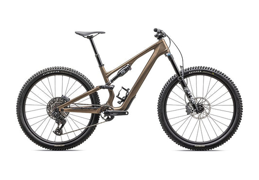 2025 Specialized Stumpjumper 15 Comp Bike Satin Burnt Gold / Gunmetal S4