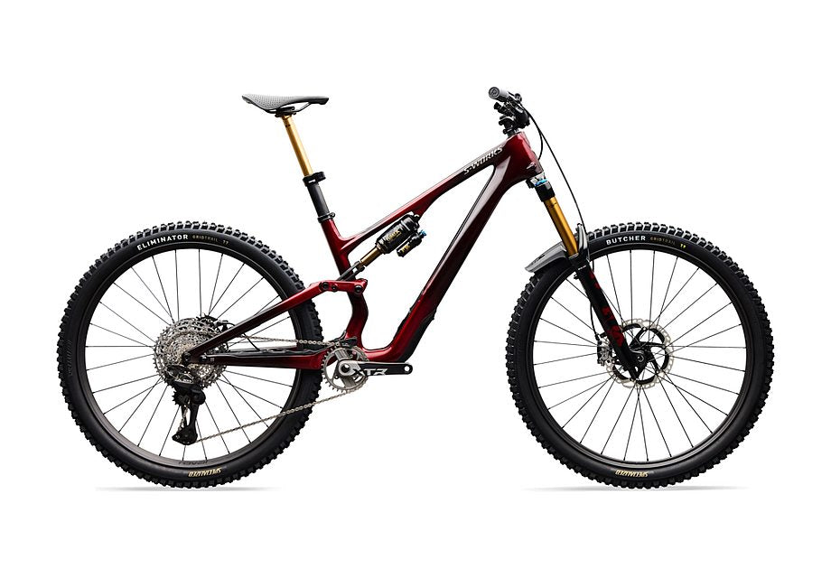 2026 Specialized Stumpjumper 15 S-Works Di2 Bike Gloss Solidity Metallic / Bordeaux Metallic / Brushed Chrome S3