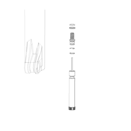 RockShox Rebound Adjuster Knob/Bolt Kit 2008-2016 SID / 2012-2016 Reba