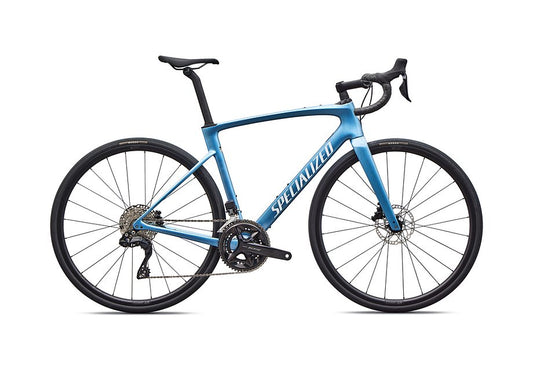 2026 Specialized Roubaix Comp Di2 Bike Gloss Glacial Metallic/White 64