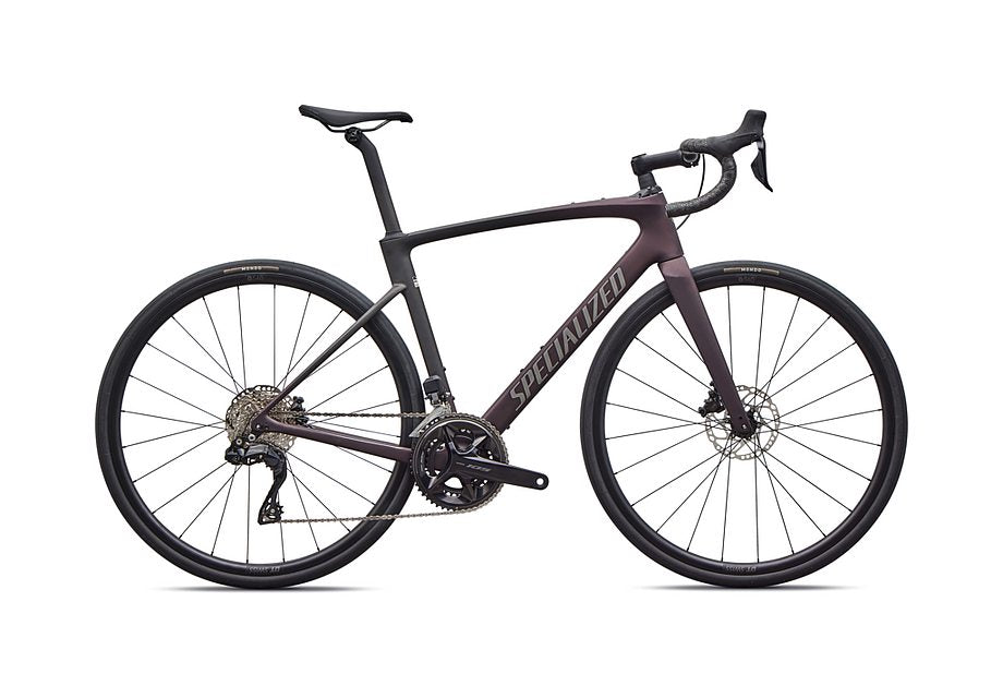 2026 Specialized Roubaix Comp Di2 Bike Satin Solidity Metallic/Obsidian Metallic Fade/Smoke 64