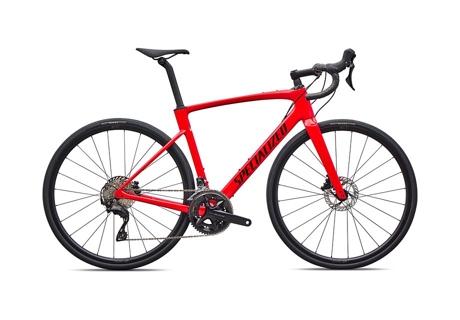 2026 Specialized Roubaix Sport Bike Gloss Vivid Red/Obsidian 61