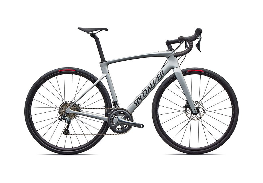 2026 Specialized Roubaix Base Bike Satin Shadow Silver/Black 56