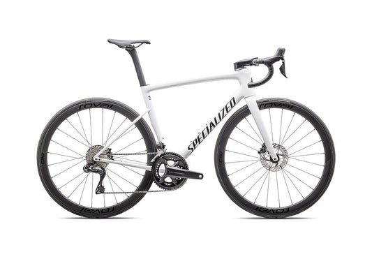 2025 Specialized Tarmac Sl8 Expert Di2 Bike Gloss White / Black Metallic 58