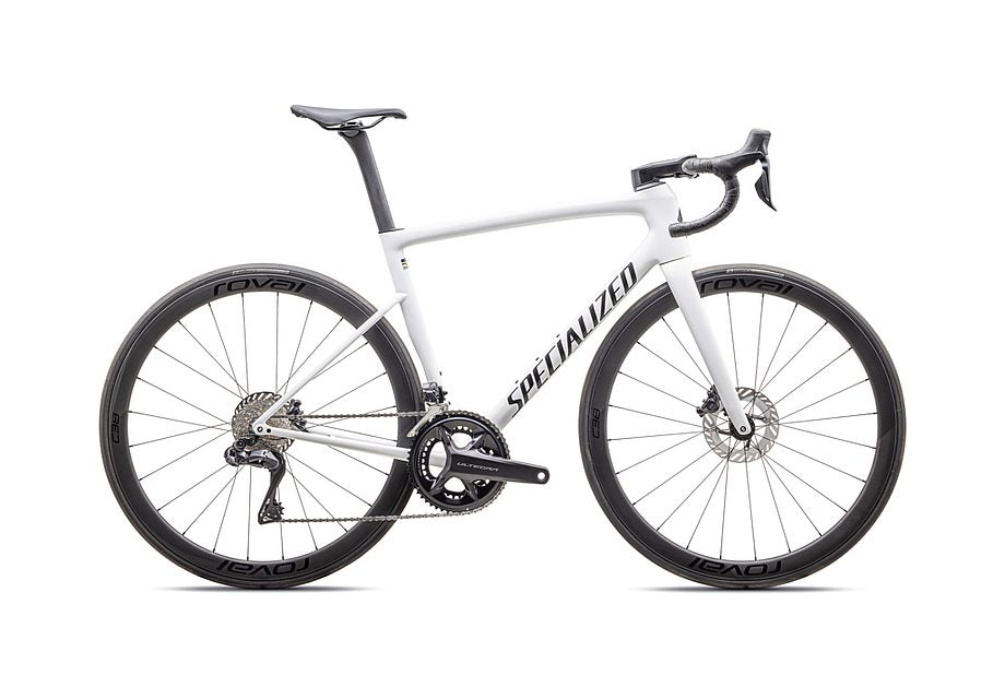 2025 Specialized Tarmac Sl8 Expert Di2 Bike Gloss White / Black Metallic 54