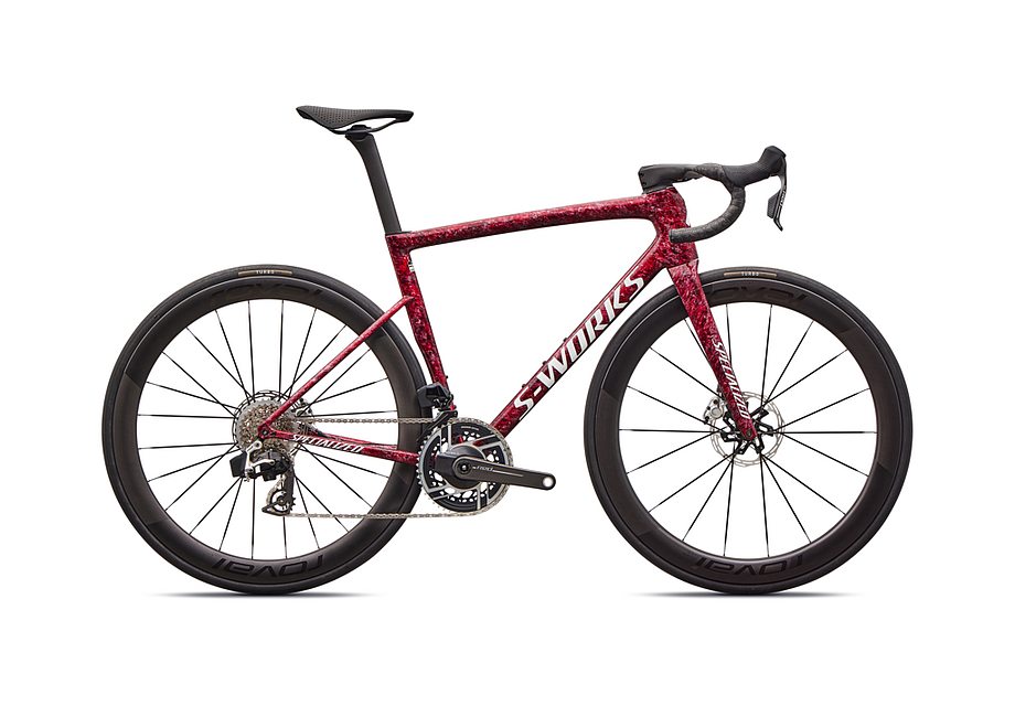 2026 Specialized Tarmac Sl8 S-Works Axs Bike Gloss Redsky Shdwsil Wht Impasto 54