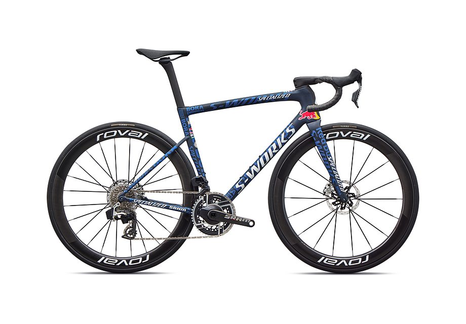 2026 Specialized Tarmac S-Works Ltd Tdf Bike Red Bull Bora, Blue 58