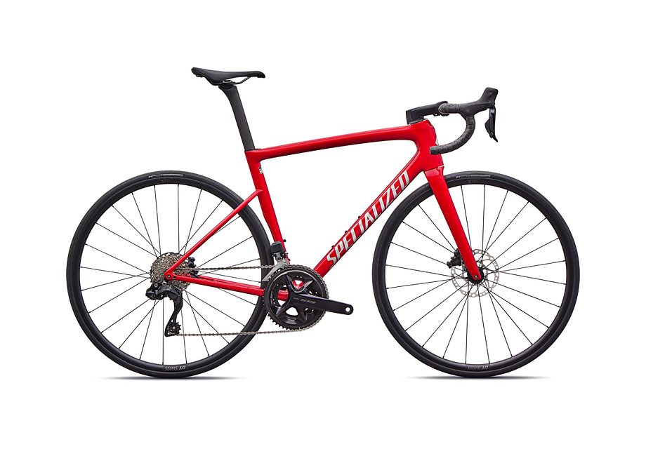 2026 Specialized Tarmac Sl8 Comp Di2 Bike Gloss Red Tint Over Silver Dust / Silver Dust 58