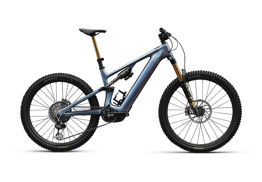 2026 Specialized Levo S-Works Carbon G4 Bike Gloss Glacial Metallic / Red Pearl / Black Pearl S5