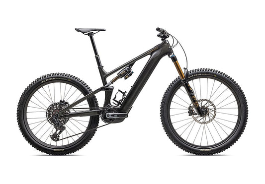 2026 Specialized Levo Pro Carbon G4 Bike Gloss Metallic Obsidian / Burnt Gold Metallic S2