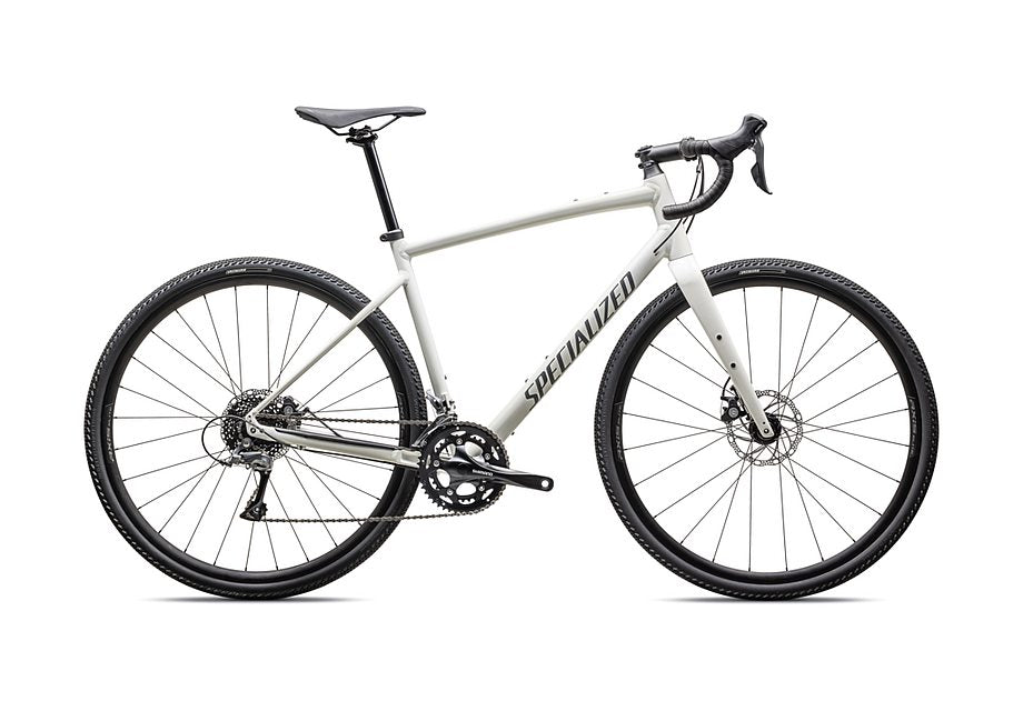2025 Specialized Diverge E5 Bike Gloss Dune White / Ashen 56