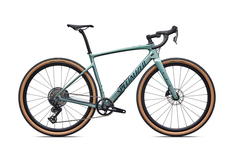 2026 Specialized Diverge Expert Axs Bike Fjord Metallic/Emerald Metallic 52