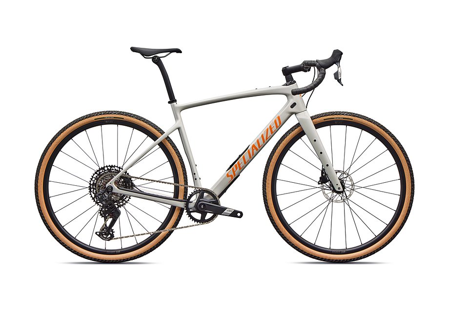 2026 Specialized Diverge Comp Bike Dolomite Metallic/Orange Zest 52