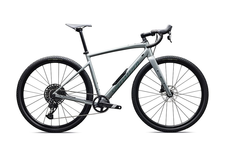 2026 Specialized Diverge E5 Comp Bike Satin Shadow Silver / Fjord Metallic 49