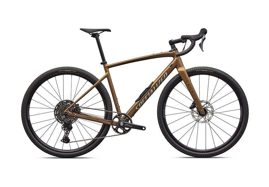 2026 Specialized Diverge E5 Sport Bike Satin Burnt Gold Metallic / Shadow Silver 56