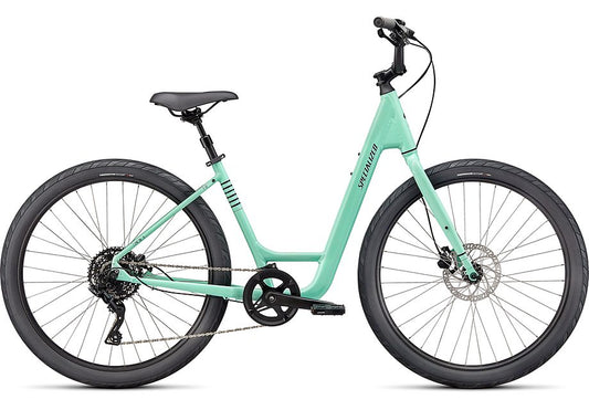2023 Specialized Roll 3.0 Low Entry Bike Gloss Oasis / Forest Green / Satin Black Reflective L